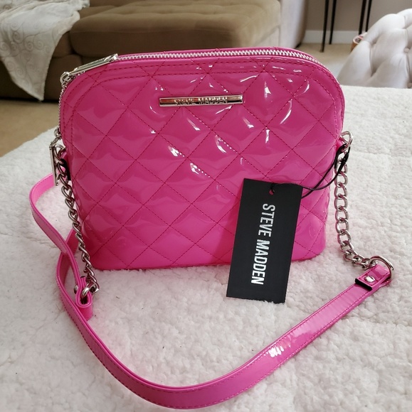 steve madden hot pink purse